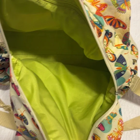 Lily Zen by Lily Bloom Butterfly Twister Morgan Weekender Bag. - Picture 7 of 13